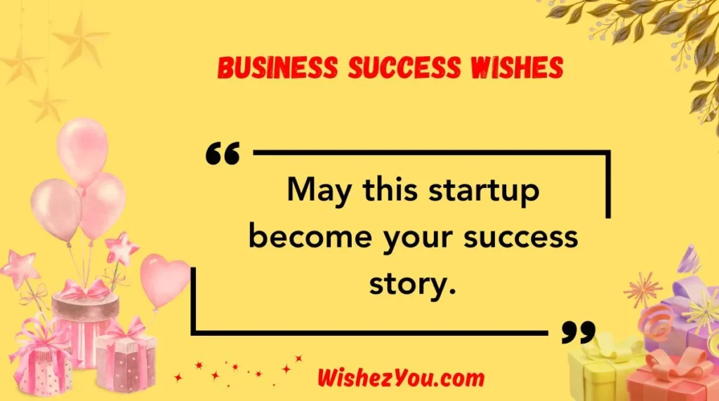 Business Success Wishes