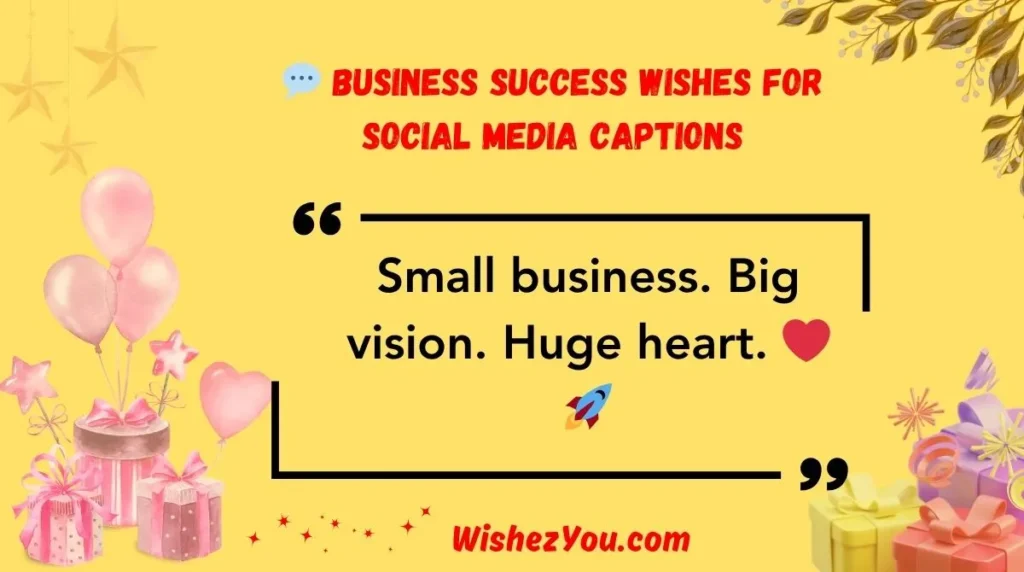 Business Success Wishes for Social Media Captions