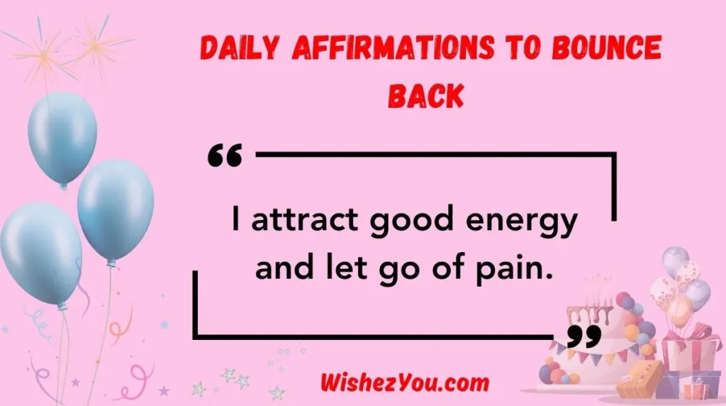  Daily Affirmations to Bounce Back