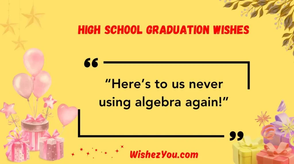 High School Graduation Wishes