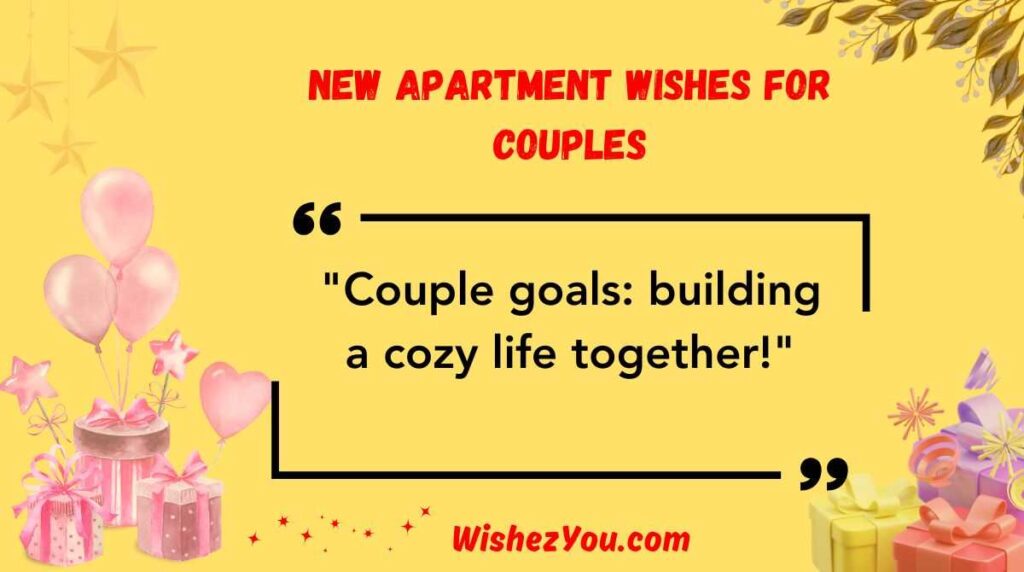 New Apartment Wishes for Couples