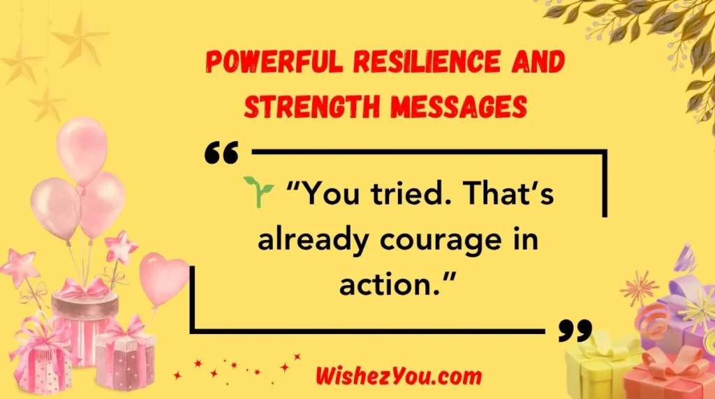 Powerful Resilience and Strength Messages