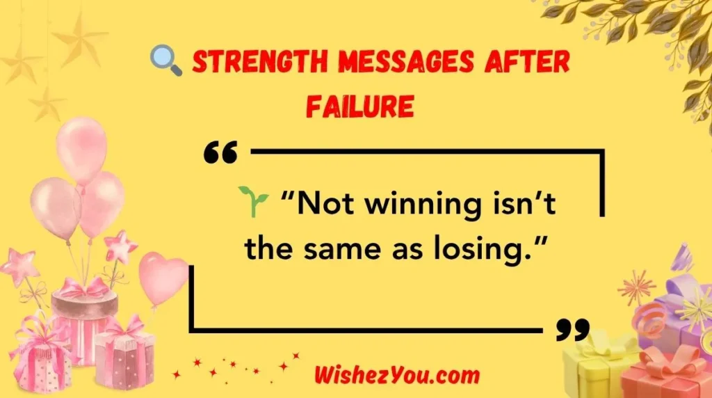  Strength Messages After Failure
