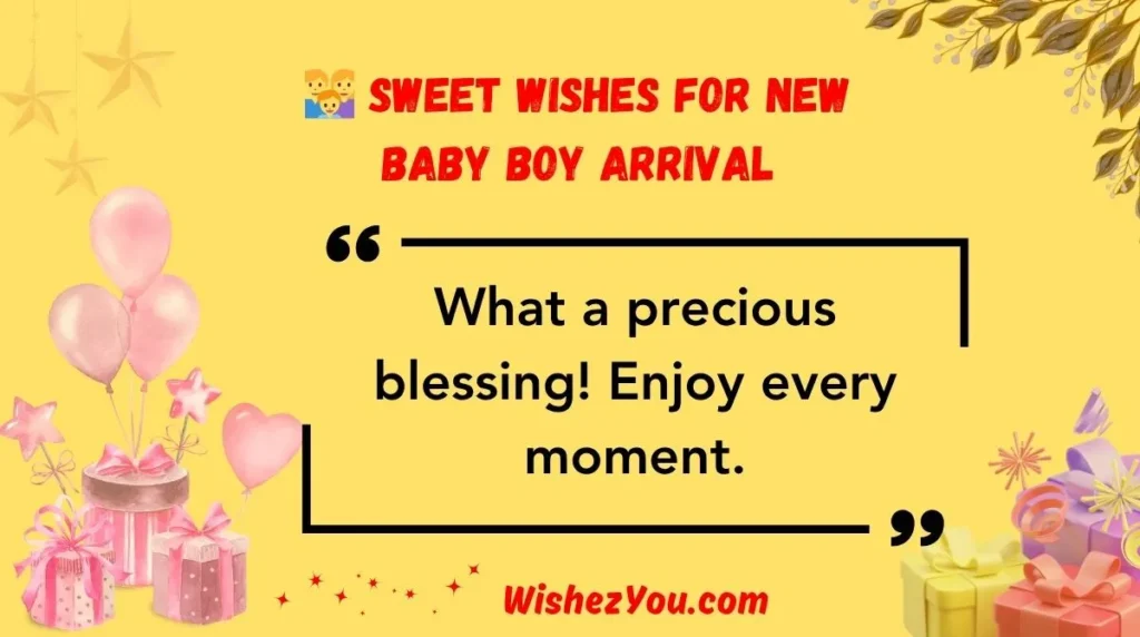  Sweet Wishes for New Baby Boy Arrival